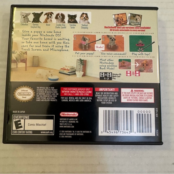 Nintendogs: Chihuahua & Friends (Nintendo DS, 2005) Complete - Picture 2 of 6